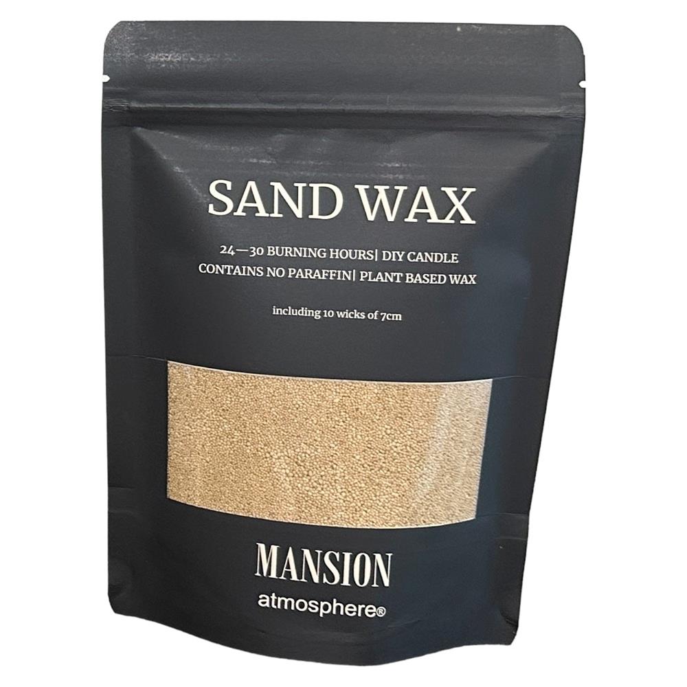 Mansion Atmosphere Sand Wax Bruin 200g Ziplock Zak 10x7cm Met Lonten