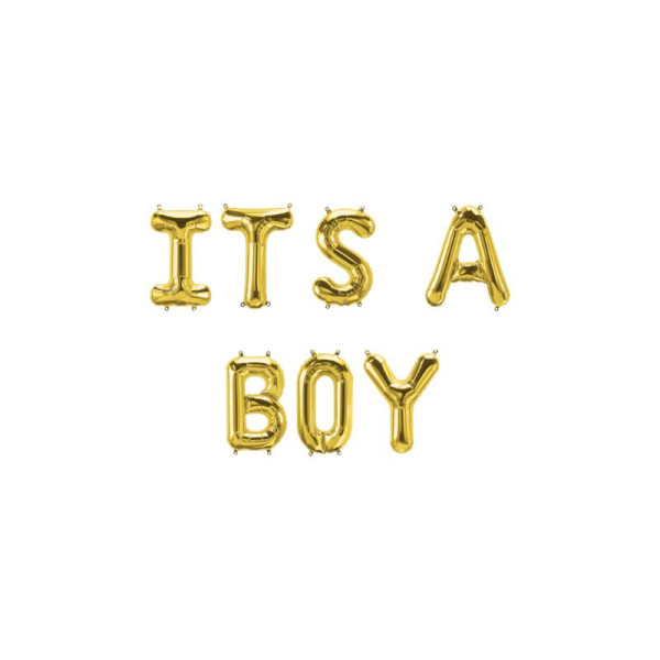 Folie ballon slinger - Its a boy