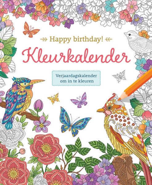 Deltas Happy birthday! Kleurkalender