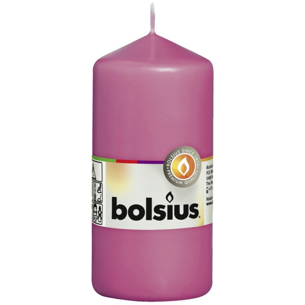 Bolsius Stompkaars 120/58mm fuchsia