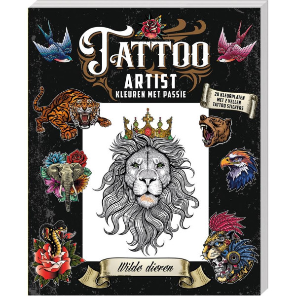 Tattoo Artist kleurboek - Wilde Dieren