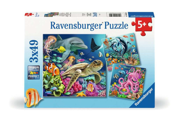 Ravensburger puzzel Underwater 3x49pcs