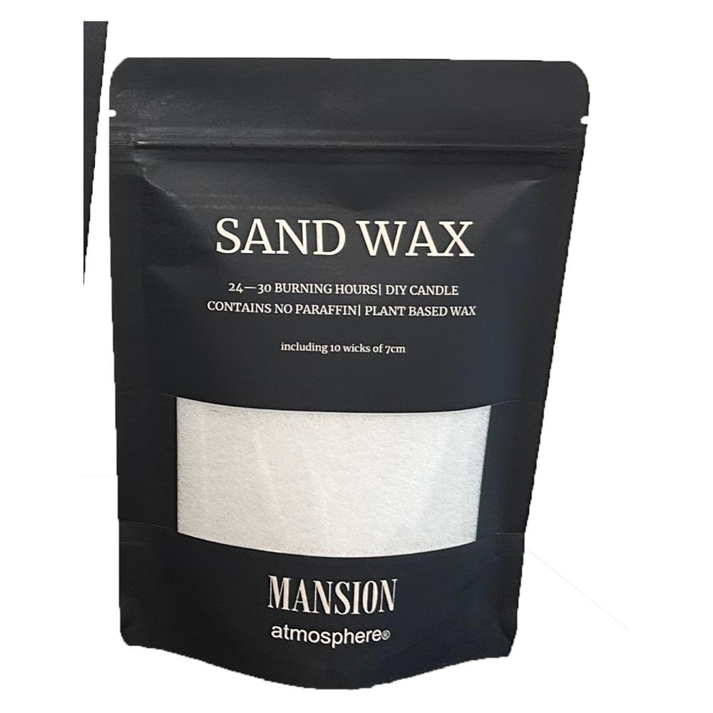 Mansion Atmosphere Sand Wax Wit 200g Ziplock Zak 10x7cm Met Lonten