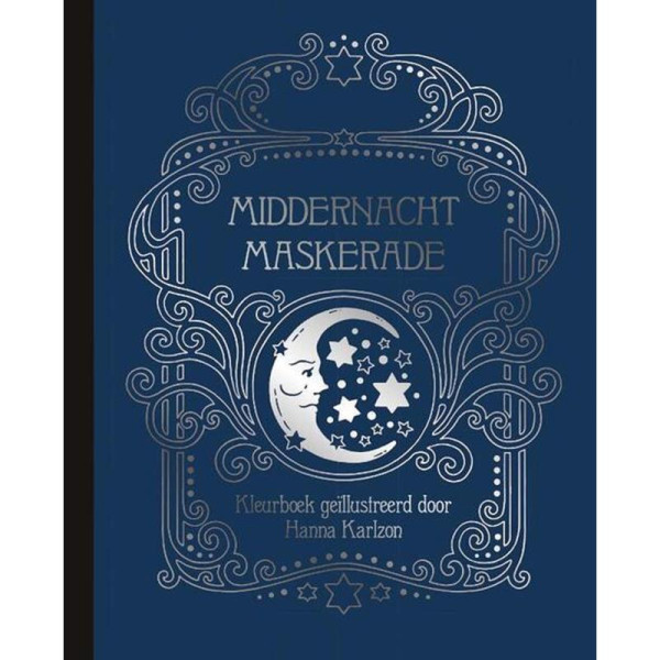 Middernacht Maskerade kleurboek 64 blz