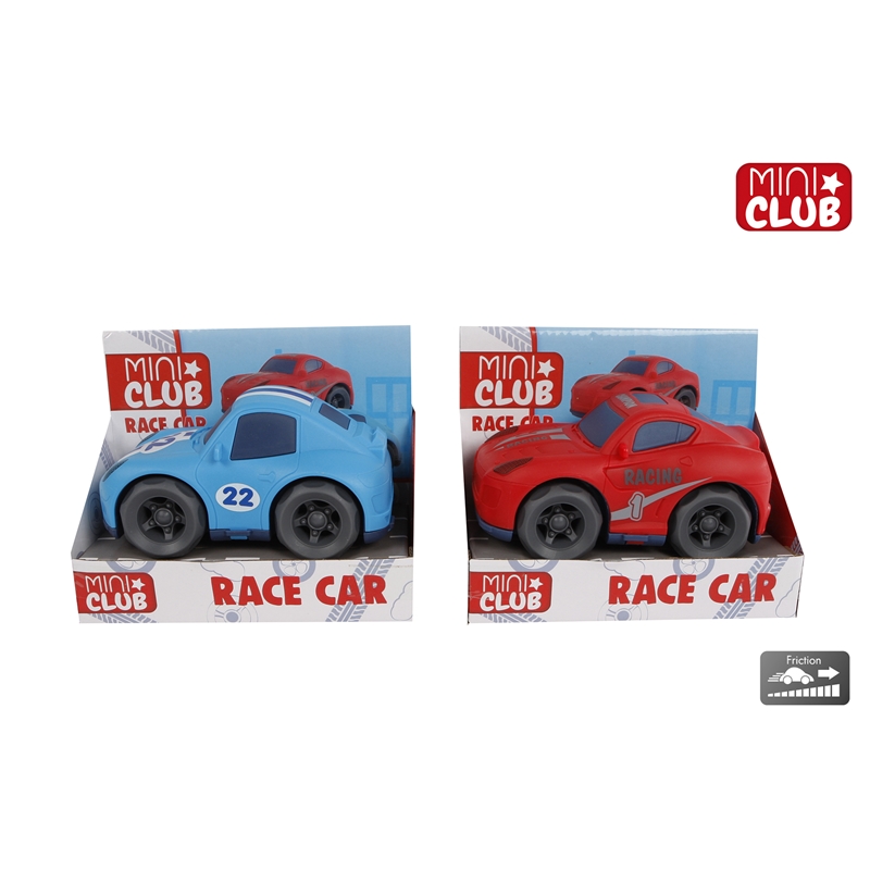 Mini Club Racewagen Frictie 14,5cm