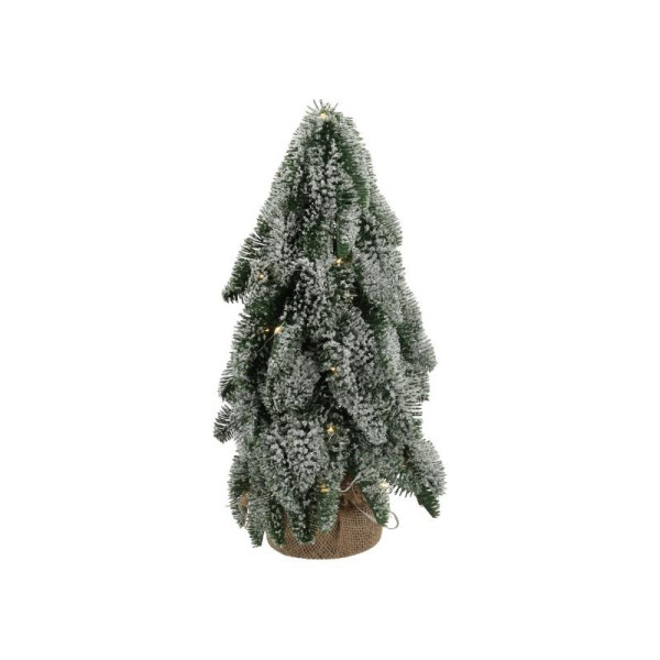 Kerstboom Nobilis sneeuw 25LED H33D20