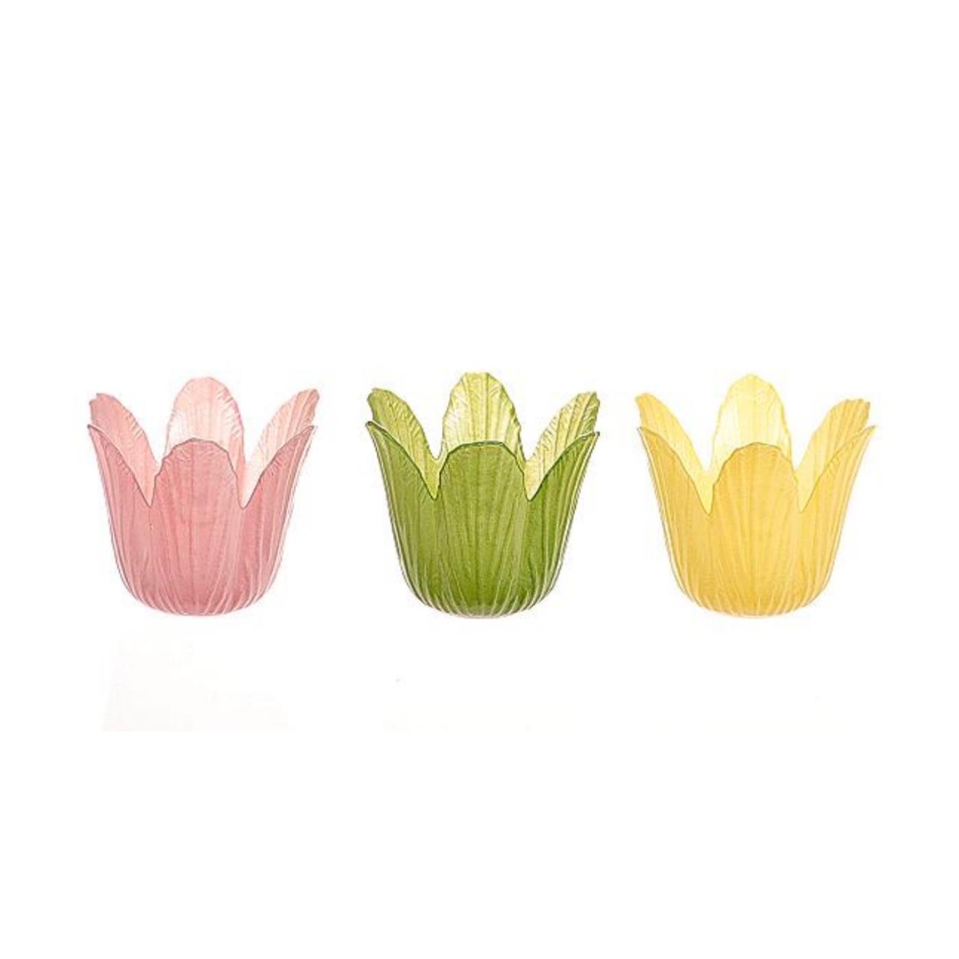 HBX natrural living Waxinelichthouder Tulp Ø5,5xH7,5cm