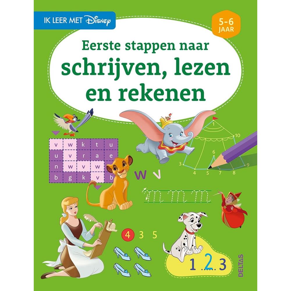 Deltas Disney Eerste Stappen Naar Schrijven, Lezen En Rekenen (5-6 J.)