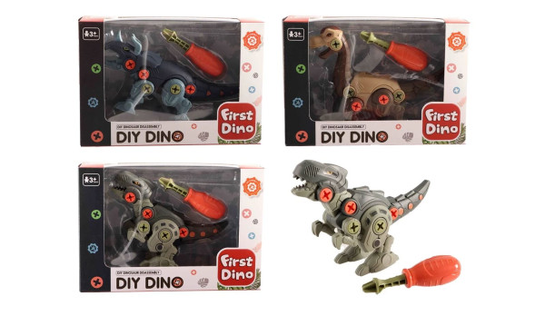 Dino DIY constructieset 19cm