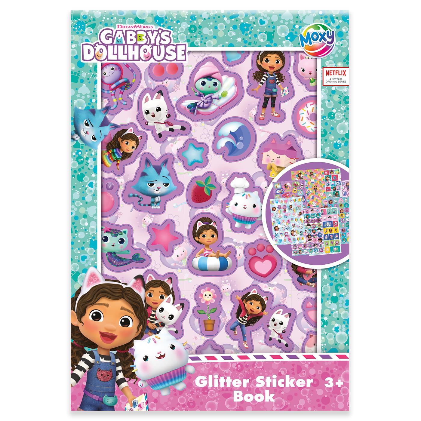 Moxy Gabby Glitter Stickerboek - A5 Formaat 8 Vel