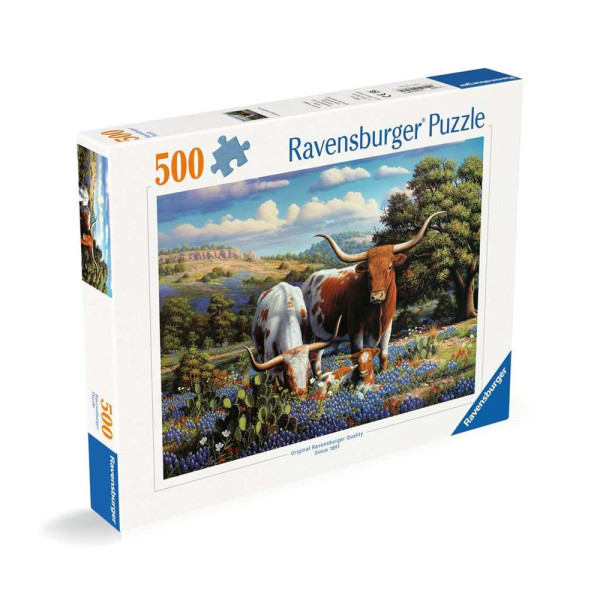 Ravensburger puzzel Loving Longhorns