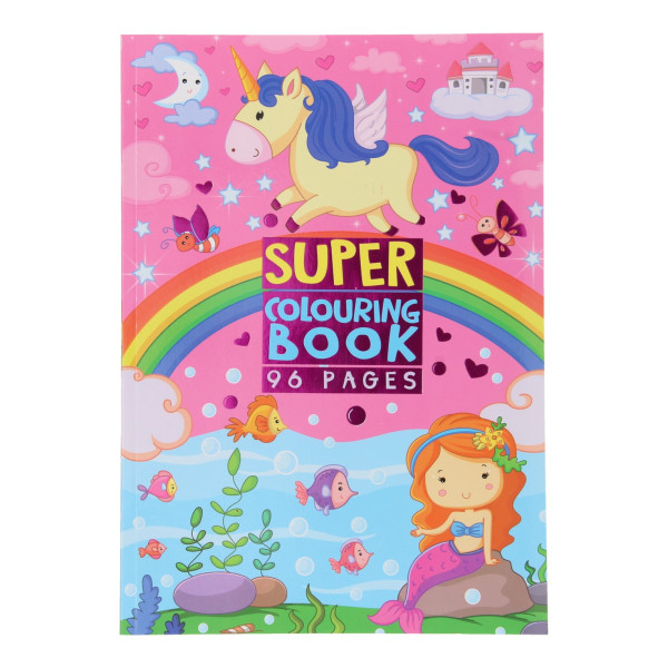 Kleurboek Super colouring book 96 blz.