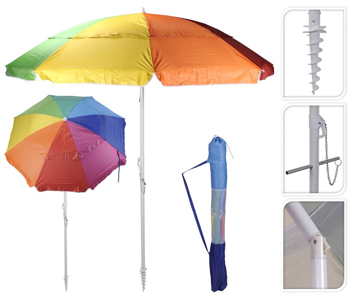 STRANDPARASOL 220CM