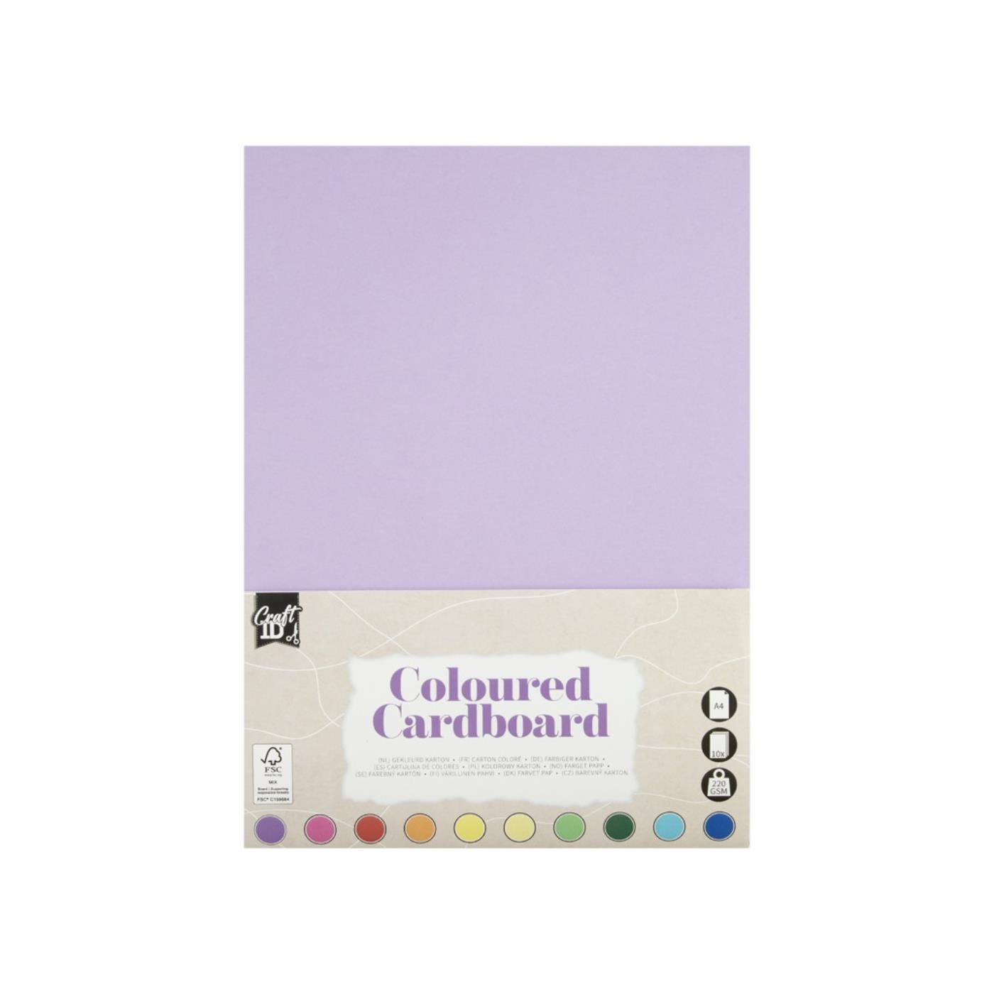 Craft ID Hobbykarton Pastelkleuren A4 10 Vel 220gsm