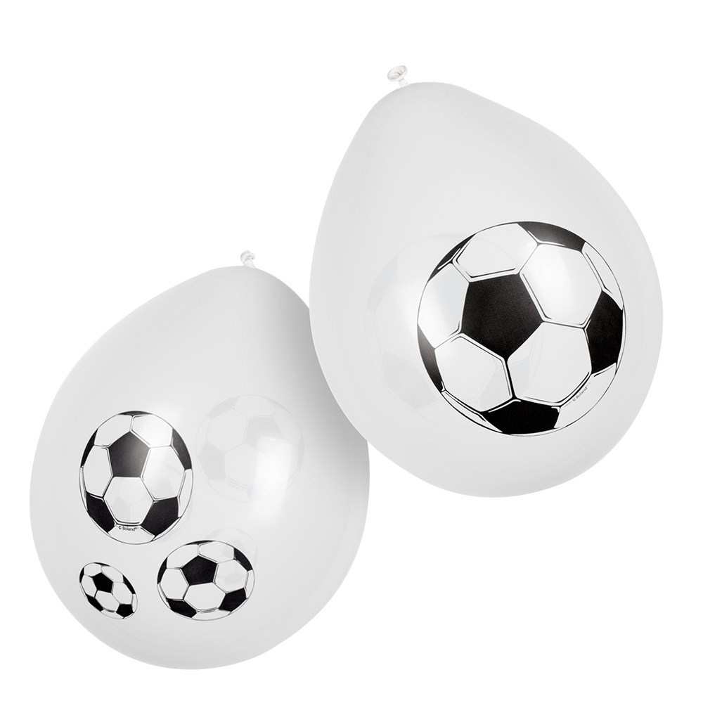 Ballonnen Voetbal Latex Dubbelzijdig Set A 6 Stuks Ø25cm