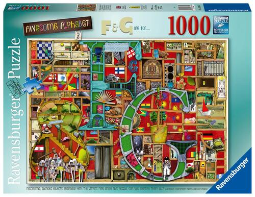 Ravensburger puzzel Alfabet F en G