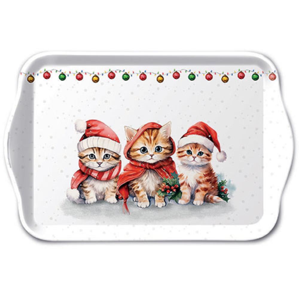 Ambiente Dienblad Melamine 13x21cm Funny Cute Kittens