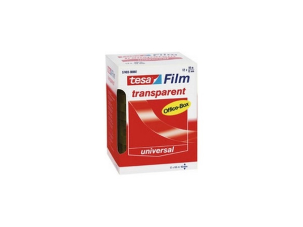 Tesa office film 66m x12mm pk/12