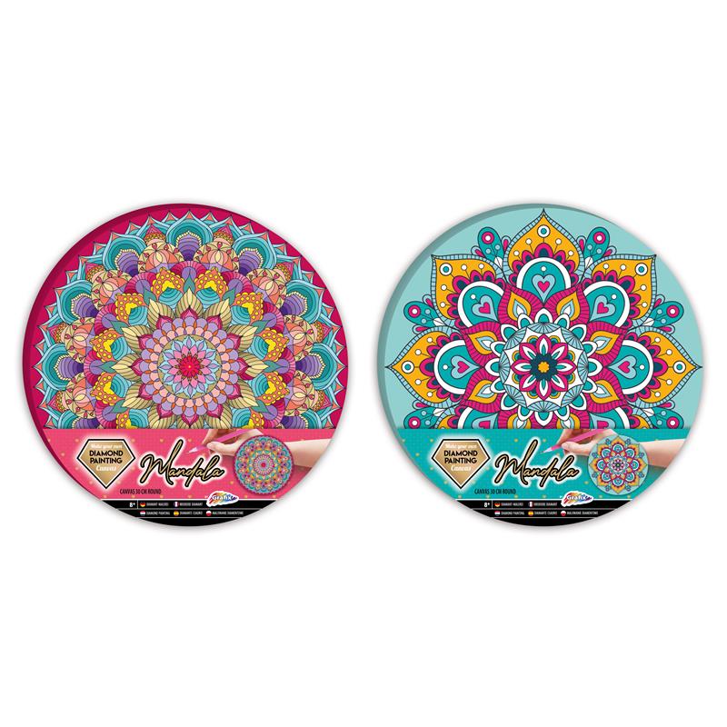 Grafix Diamond Painting Mandala Canvas ?30cm Vanaf 8 Jaar