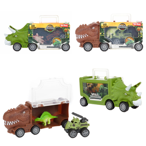 Toi Toys Dinotruck met dino en auto