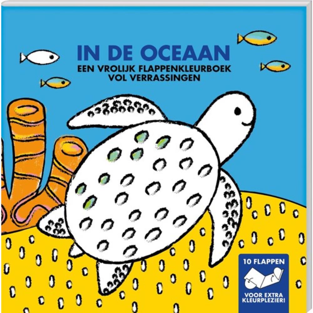 Flappenkleurboek - In De Oceaan