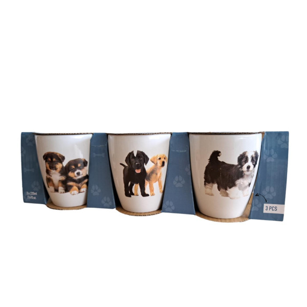 Mokje honden 220ml set a 3 stuks