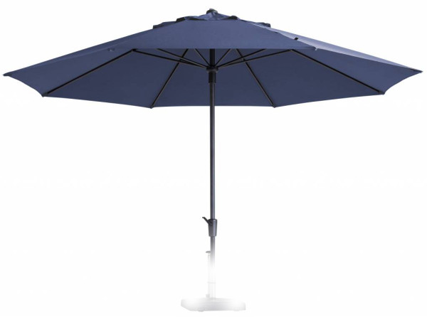 Parasol Timor 400cm opdraai SAFIER BLAUW