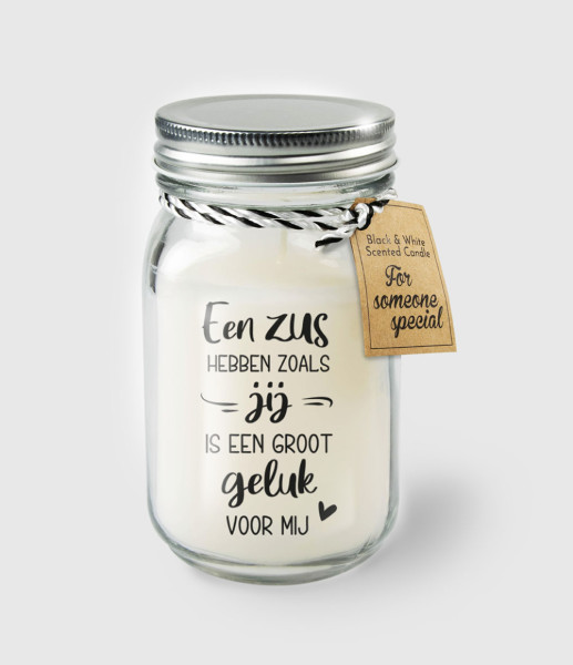 Geurkaars in glas - Zus