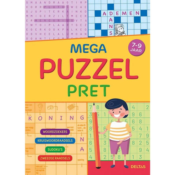 Deltas Mega puzzelpret (7-9 j.)