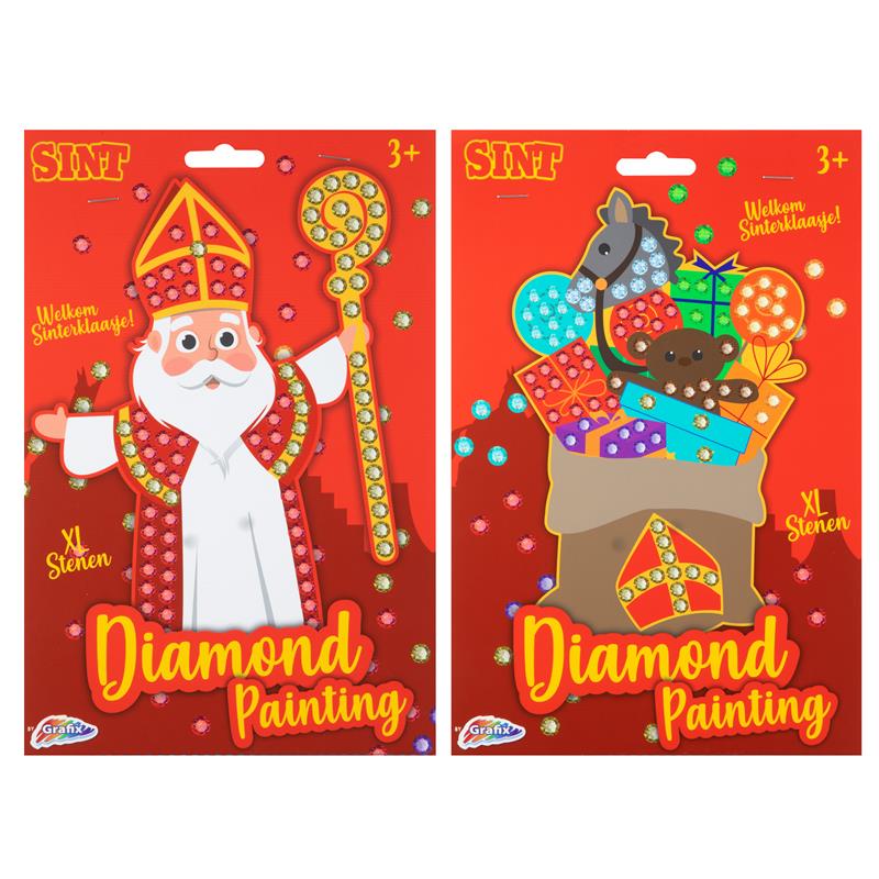 Sinterklaas Moza?ek Diamond Painting XL Stenen