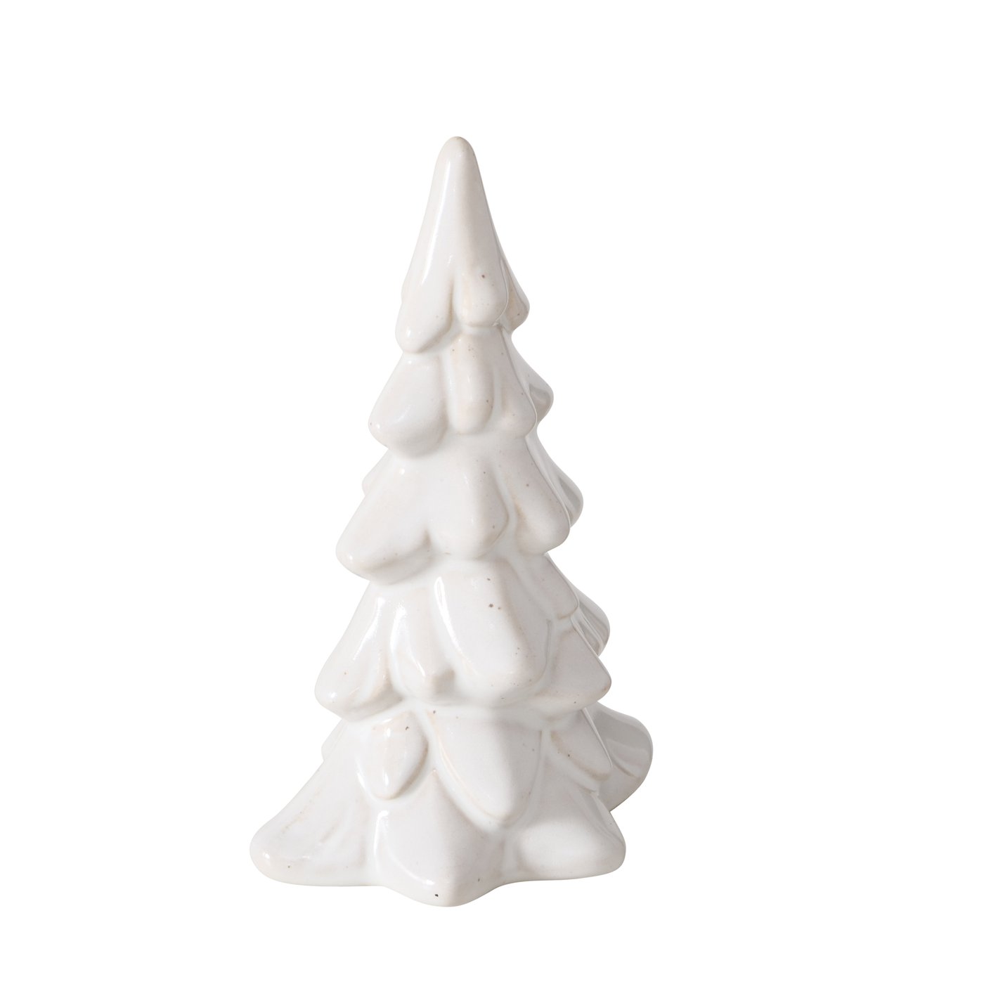 Deco everlands kunstkerstboom Cristo Steen H14,5cm Wit