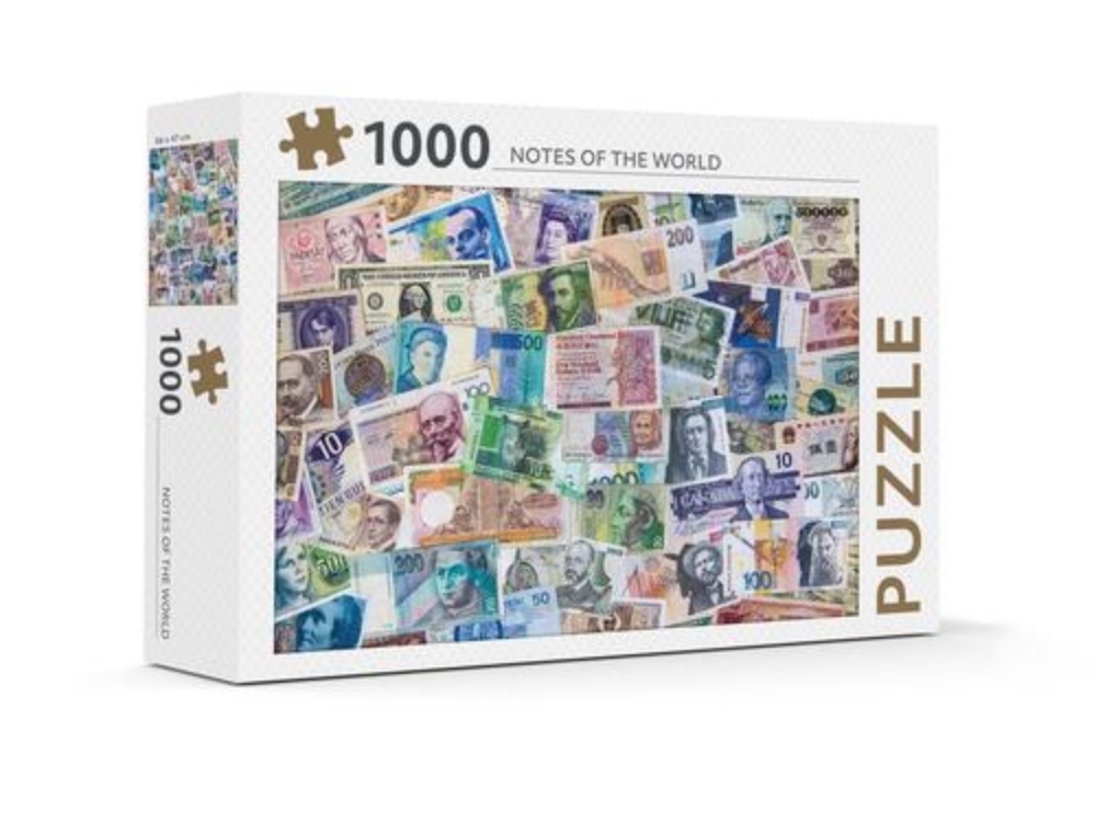 Rebo Productions legpuzzel Notes of the World 1000 stukjes