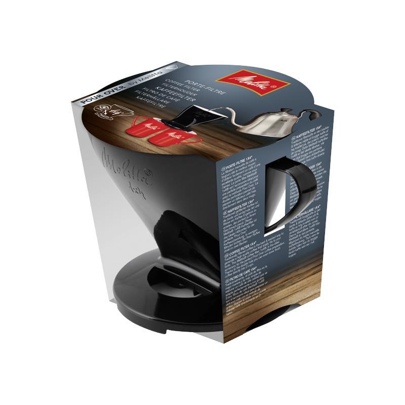 Melitta Opzetfilter zwart 1x4