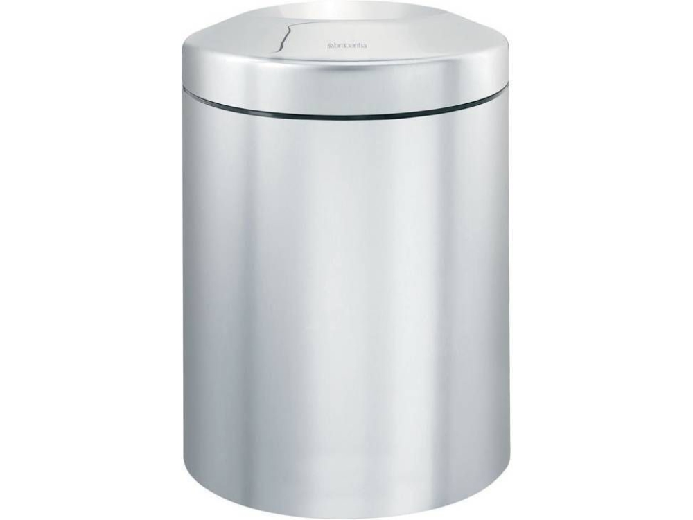 Brabantia Flame Guard Prullenbak met Vlamdover 7 L Matt Steel