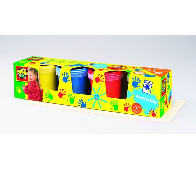 Ses Vingerverf 4 Kleuren A 150ml