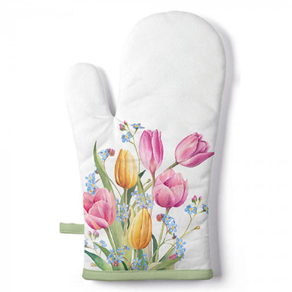 Ambiente Ovenhandschoen Tulips Bouquet