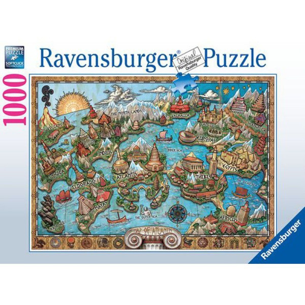 puzzel 1000pcs geheimzinnig Atlantis