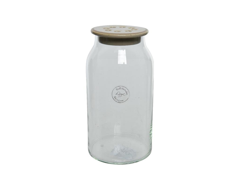 Vaas glas Ø11-H20cm transparant