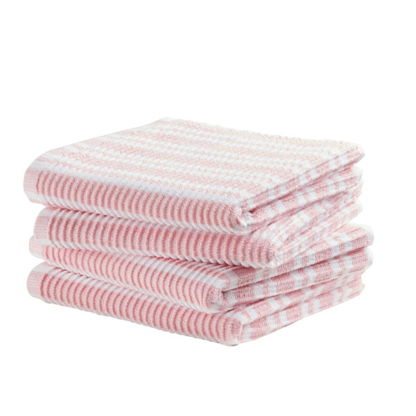 DDDDD vaatdoek Stripe pastel roze 4st