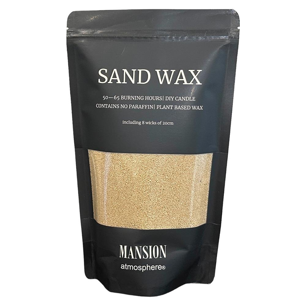 Mansion Atmosphere Sand Wax Bruin 500g Ziplock Zak 8x20cm Met Lonten