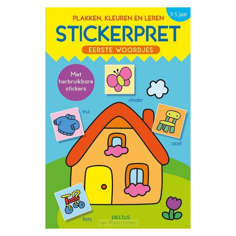 Stickerpret Eerste woordjes (3-5 j.)