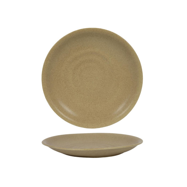 Bord Clay beige Ø27,6cm doos a 6 stuks