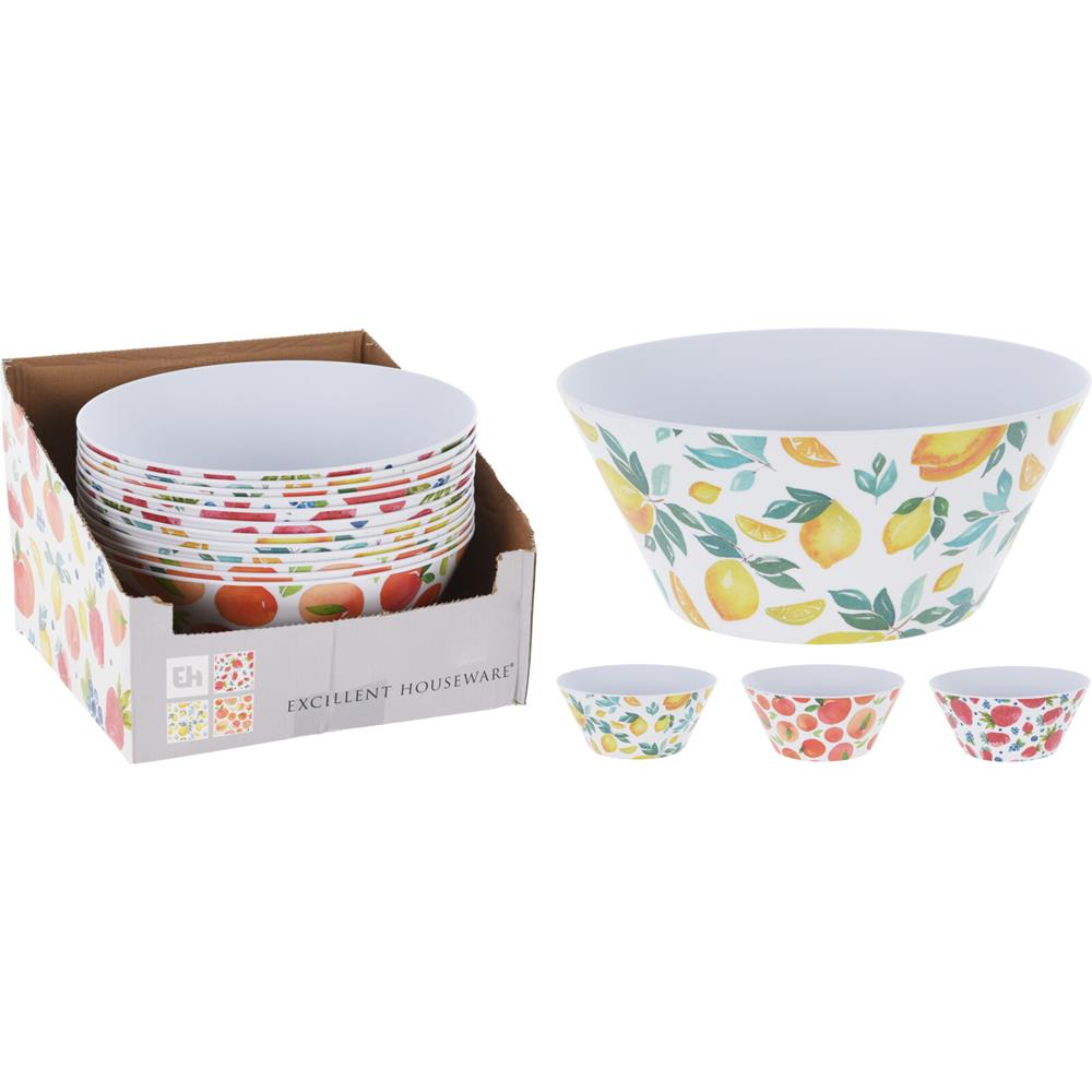 Schaal Melamine Fruitprint ?25cm