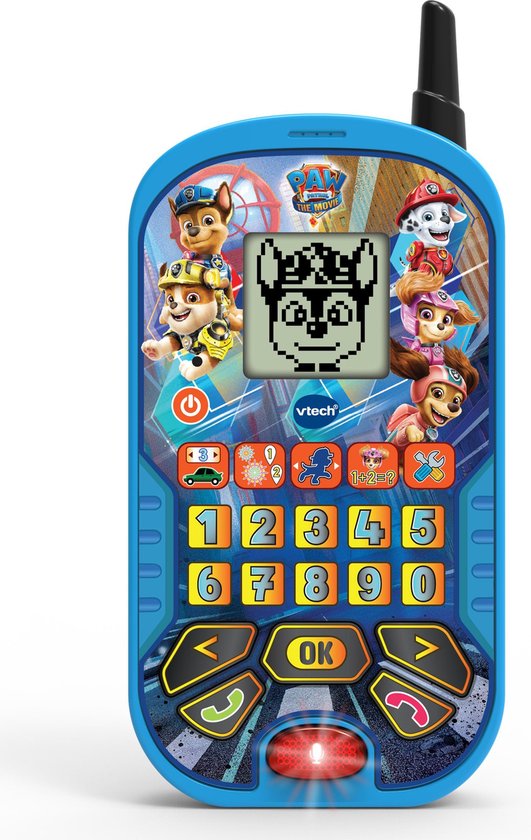 VTech reddingsmobieltje Paw Patrol junior 17,5 x 8,5 cm blauw