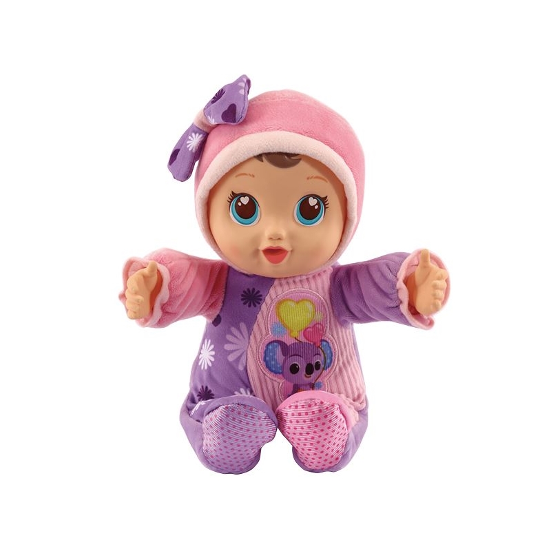 VTech babypop Little Love Manou speelt kiekeboe meisjes 33 cm