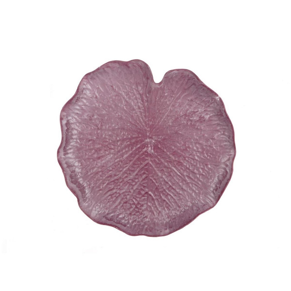 Plateau bladvorm Melam aubergine Ø31cm