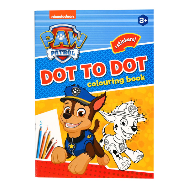 Paw Patrol Kleurboek stip naar stip