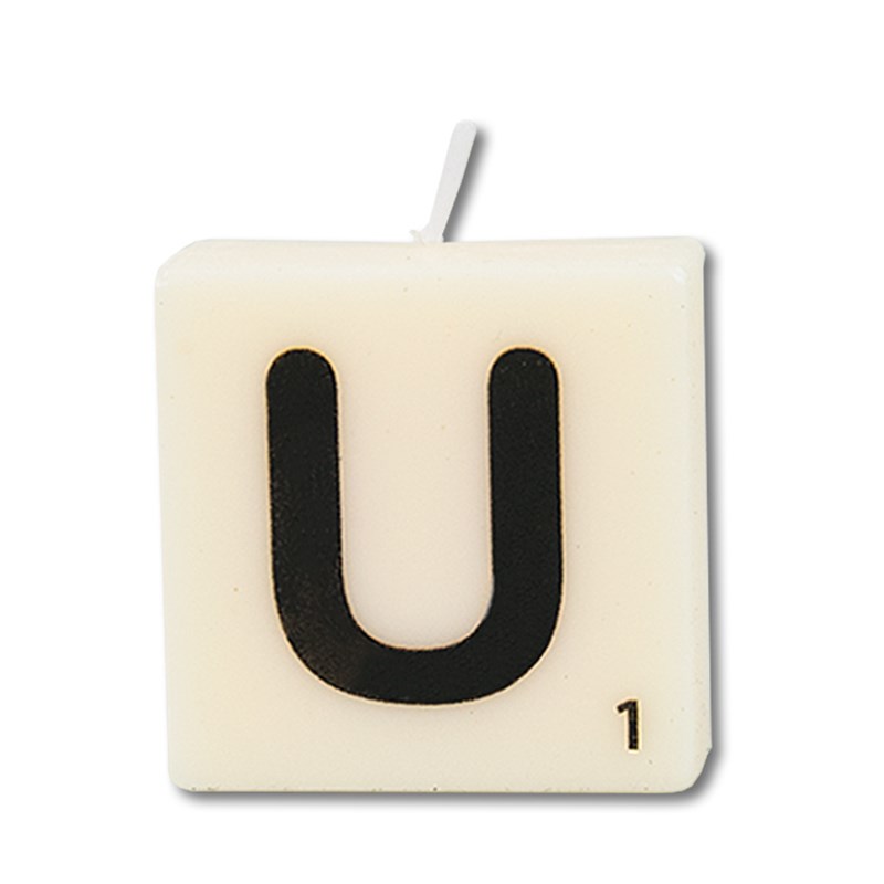 Paperdreams Letter Kaarsje Letter U, Set Van 4