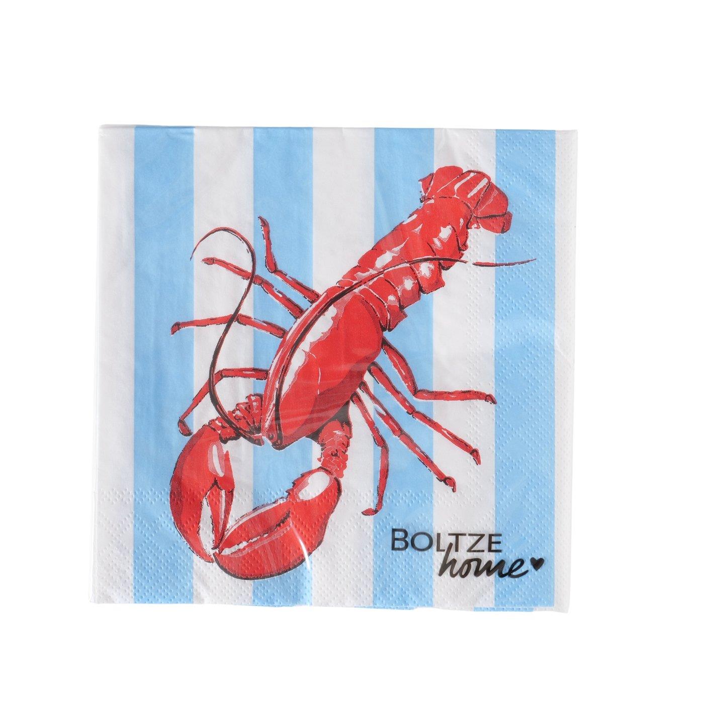 Boltze Home Servetten Lobster Pak A 20 33x33cm