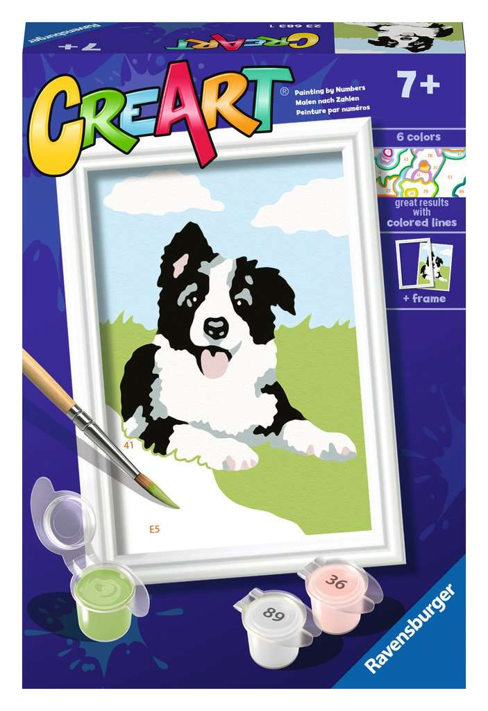 Ravensburger Creart Schilderen Op Nummer Border Collie